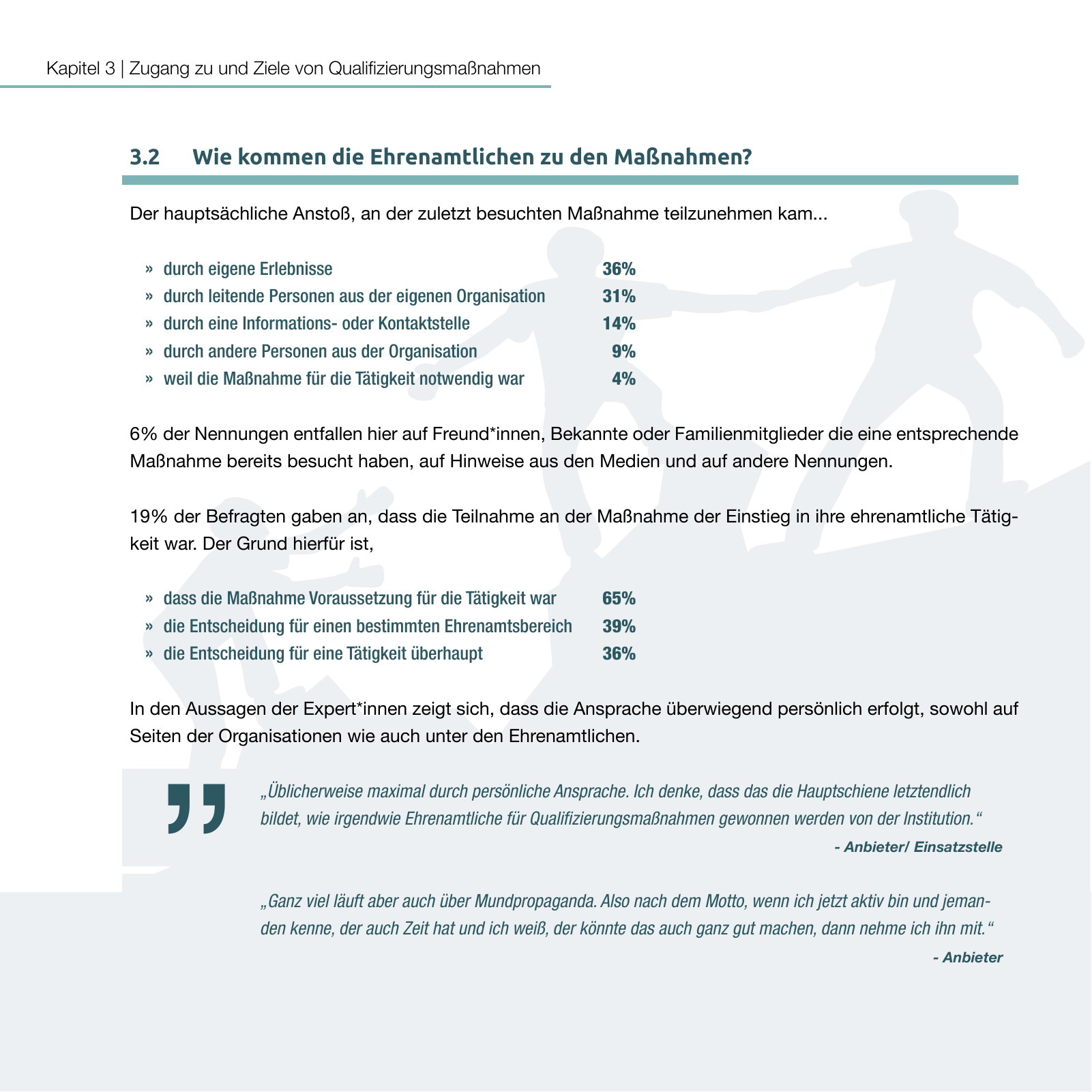 Vorschau Studie zur Qualifizierung von Ehrenamtlichen Seite 30