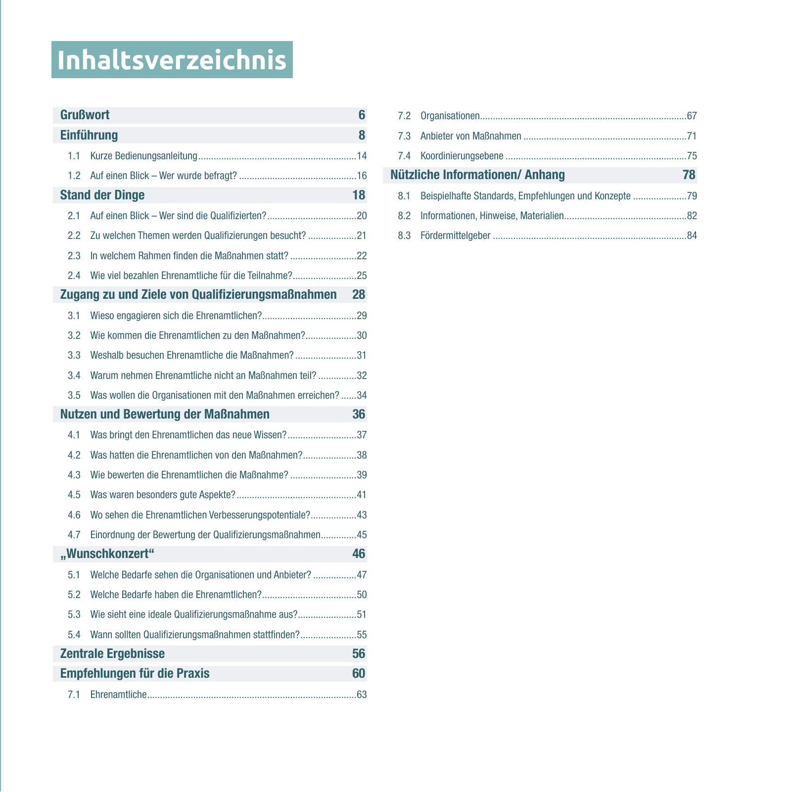 Vorschau Studie zur Qualifizierung von Ehrenamtlichen Seite 5